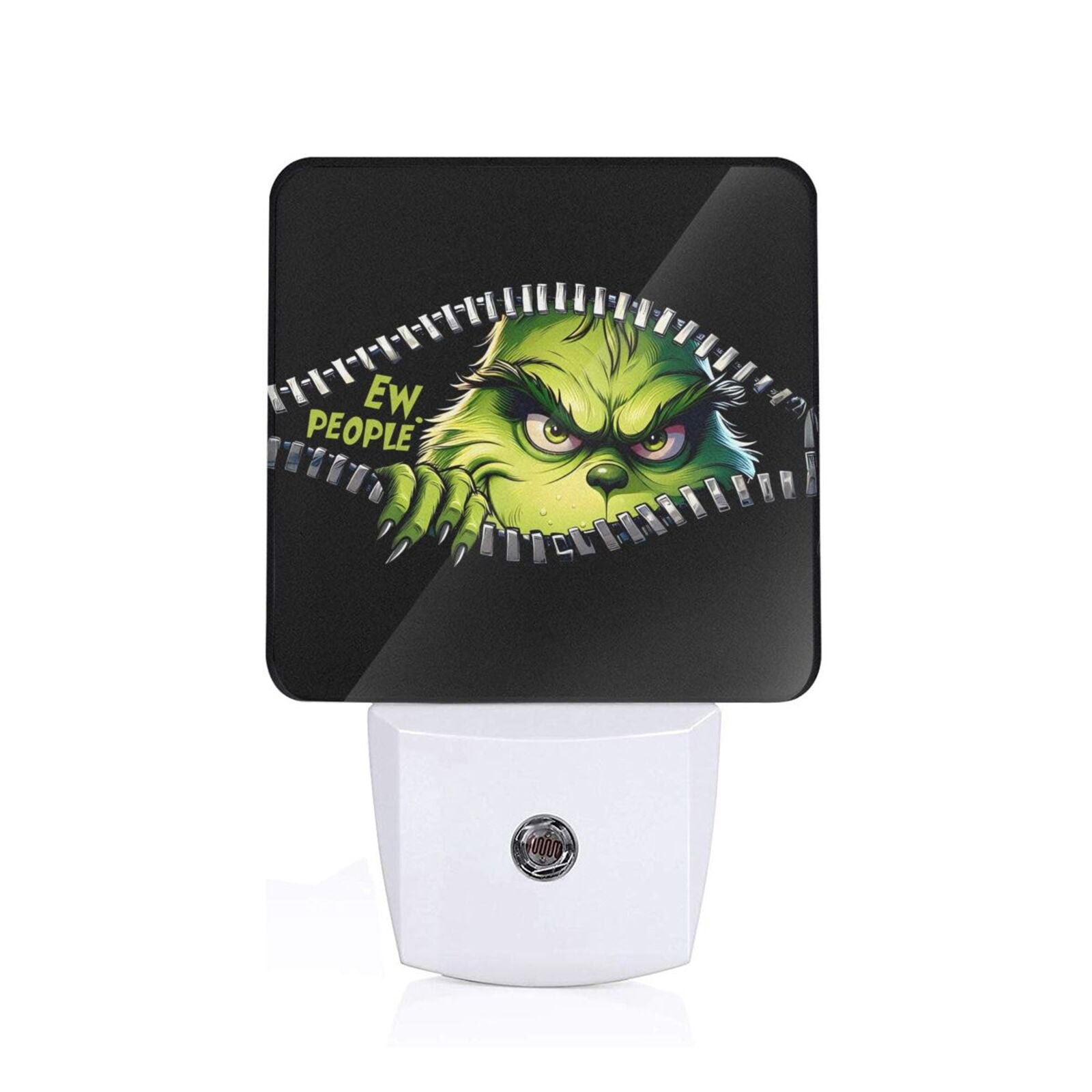 Grinch Plug The Grinch Ew People LED Plug in Night Light for Kids,3D Cute Puppy ...