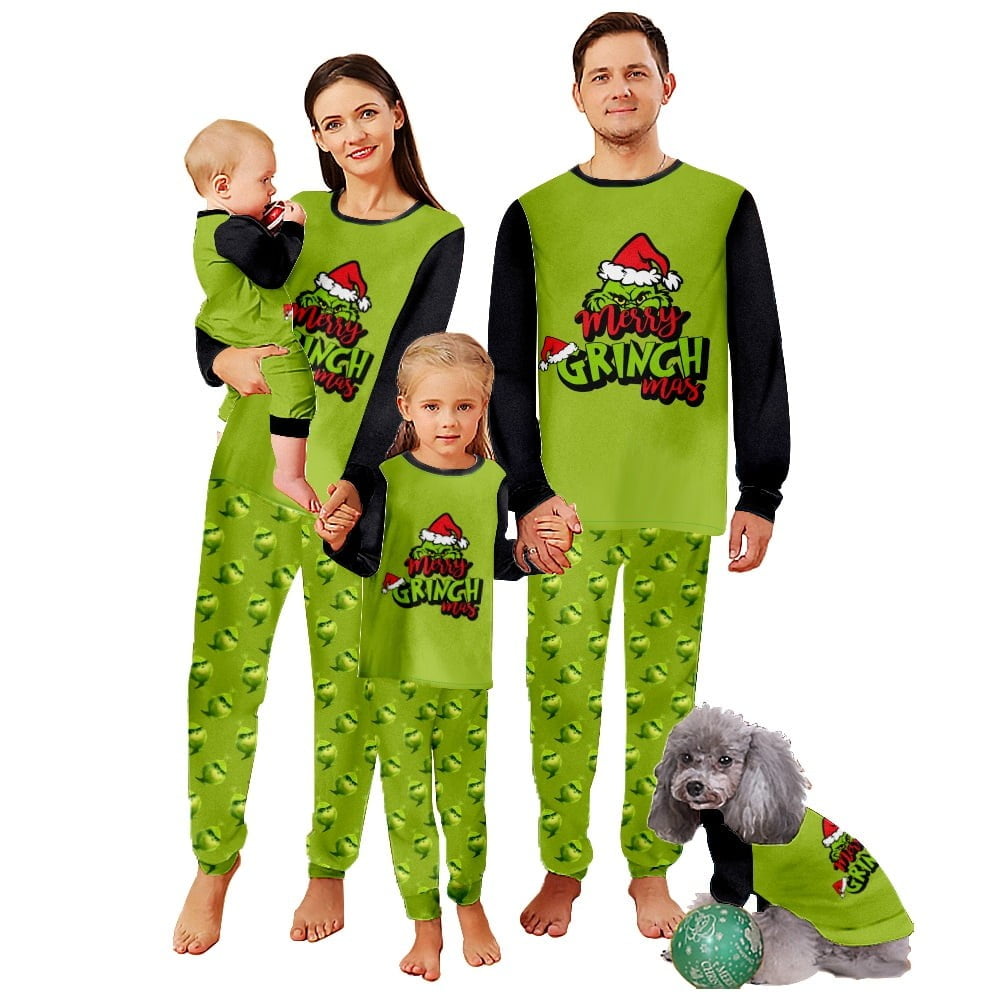 Matching Family Christmas Pajamas Onesies Grinch Seuss Grinch