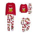 Grinch Family Matching Christmas Pajamas Sets, 2 Pcs Merry Grinchmas