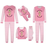 SANTAJOY Green Fuzzy Monster Family Christmas Pajamas Matching Sets, pijamas de navidad para familia 2025, Xmas Family Matching Pajamas Set LongSleeve , Xmas Pjs for Couples, Women, Men, Kids & Baby