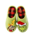 thumbnail image 1 of Grinch Family Scuff Slippers, Sizes Kid to Adult, 1 of 6