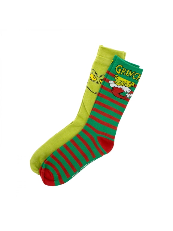 Grinch Feeling Green 2-Pair Pack of Crew Socks