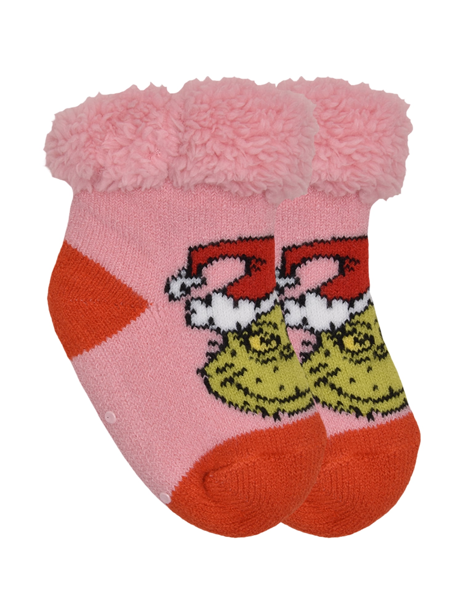 Grinch Girls Infant Toddler Home Sock Size 12M 5T