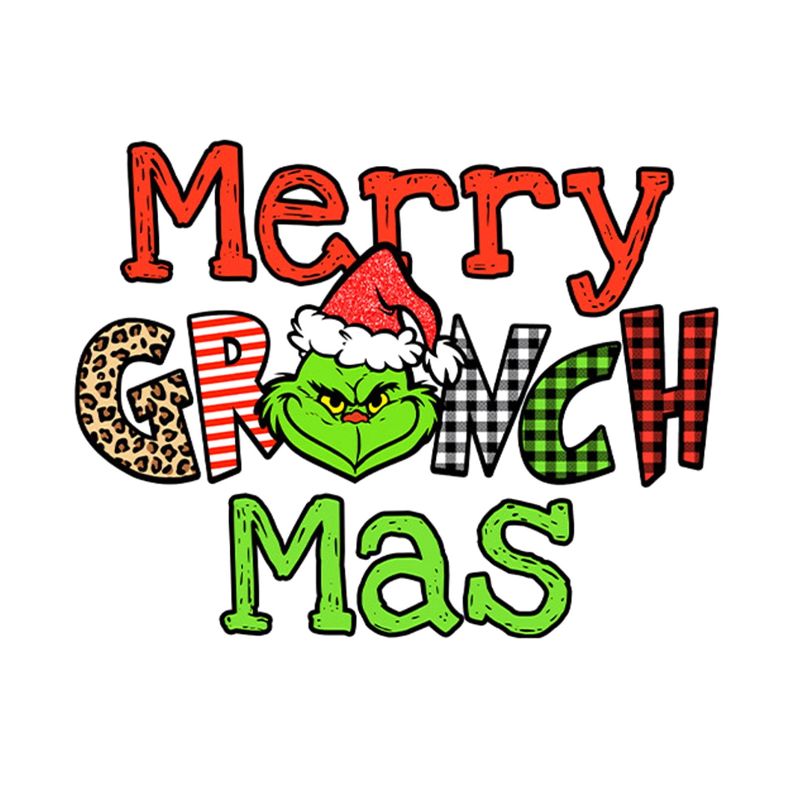 Grinch,grinch Christmas Decorations,Grinch Decor,Christmas Iron on Transfer Heat Transfer Design Sticker Iron on Vinyl Patches Iron on Transfer Paper