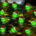 Grinch Lights,Grinch Christmas Lights,Grinch String Lights,Grinch Led