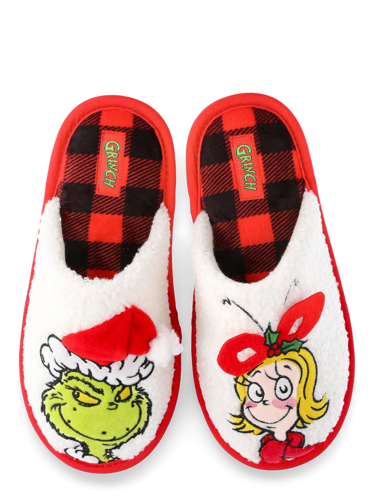 Grinch Family Scuff Slippers, Sizes Kid to Adult