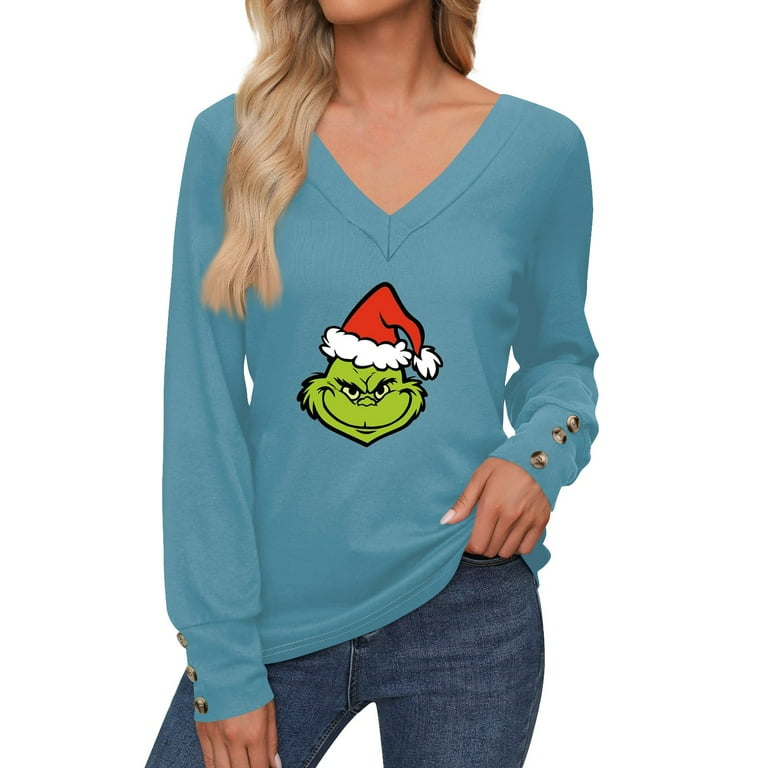 Fashion V-neck Casual Long-Sleeved Sweatshirt Fashion V-neck Casual Long-Sleeved Sweatshirt