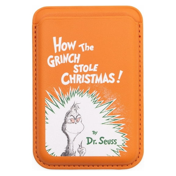 CultureFly Magnetic MagSafe Wallet How The Grinch Stole Christmas Book Cover