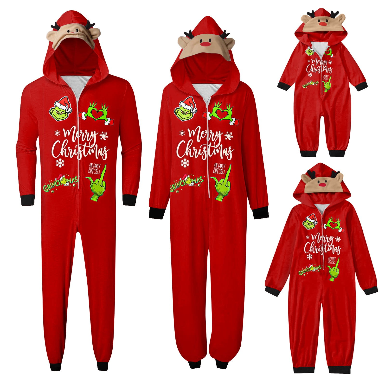 Grinch Matching Christmas Pajamas for Family, Grinch Xmas Family ...
