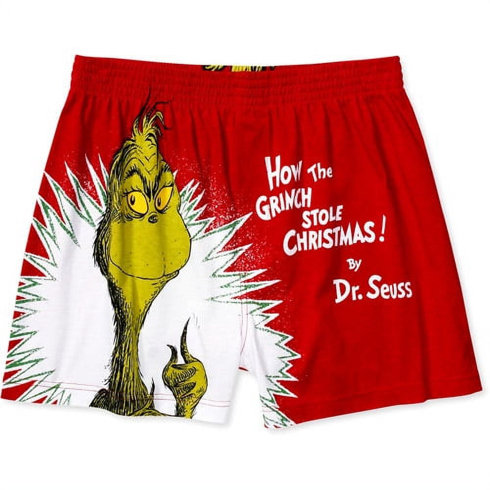 Grinch Men's Christmas Boxer Shorts