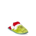 thumbnail image 1 of Grinch Men’s Holiday Slippers, Sizes 4-12, 1 of 5