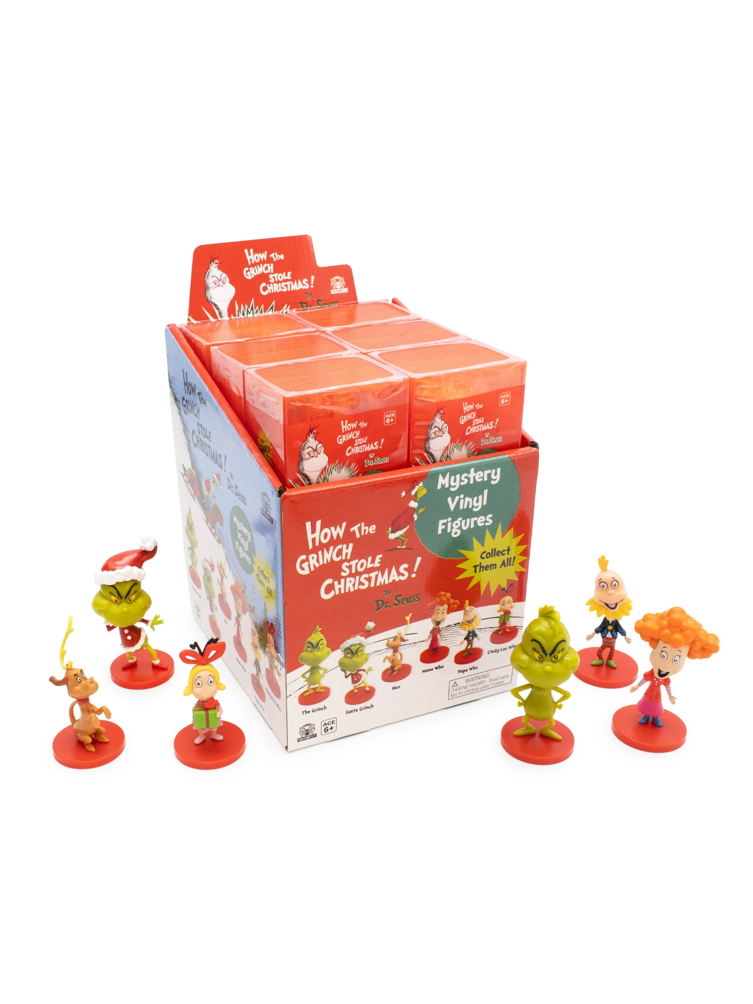 Dr. Seuss How The Grinch Stole Christmas Mystery Mini Collectible Figures - 3-inch Blind Box Vinyl Collectibles