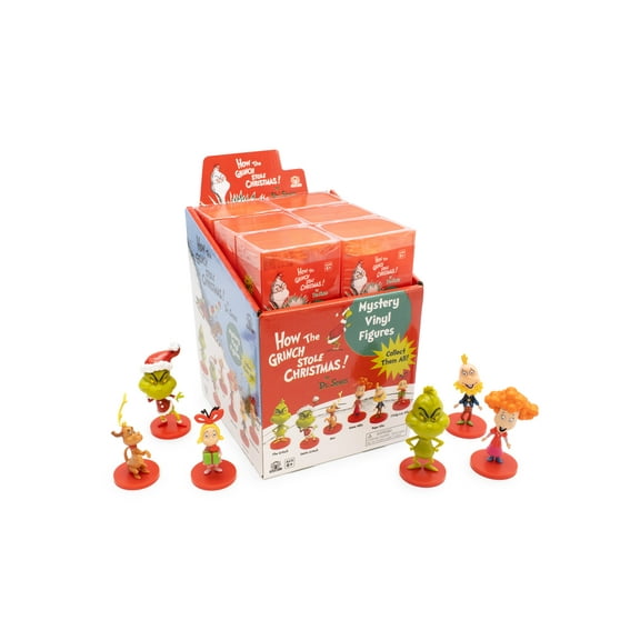 Dr. Seuss How The Grinch Stole Christmas Mystery Mini Collectible Figures - 3-inch Blind Box Vinyl Collectibles