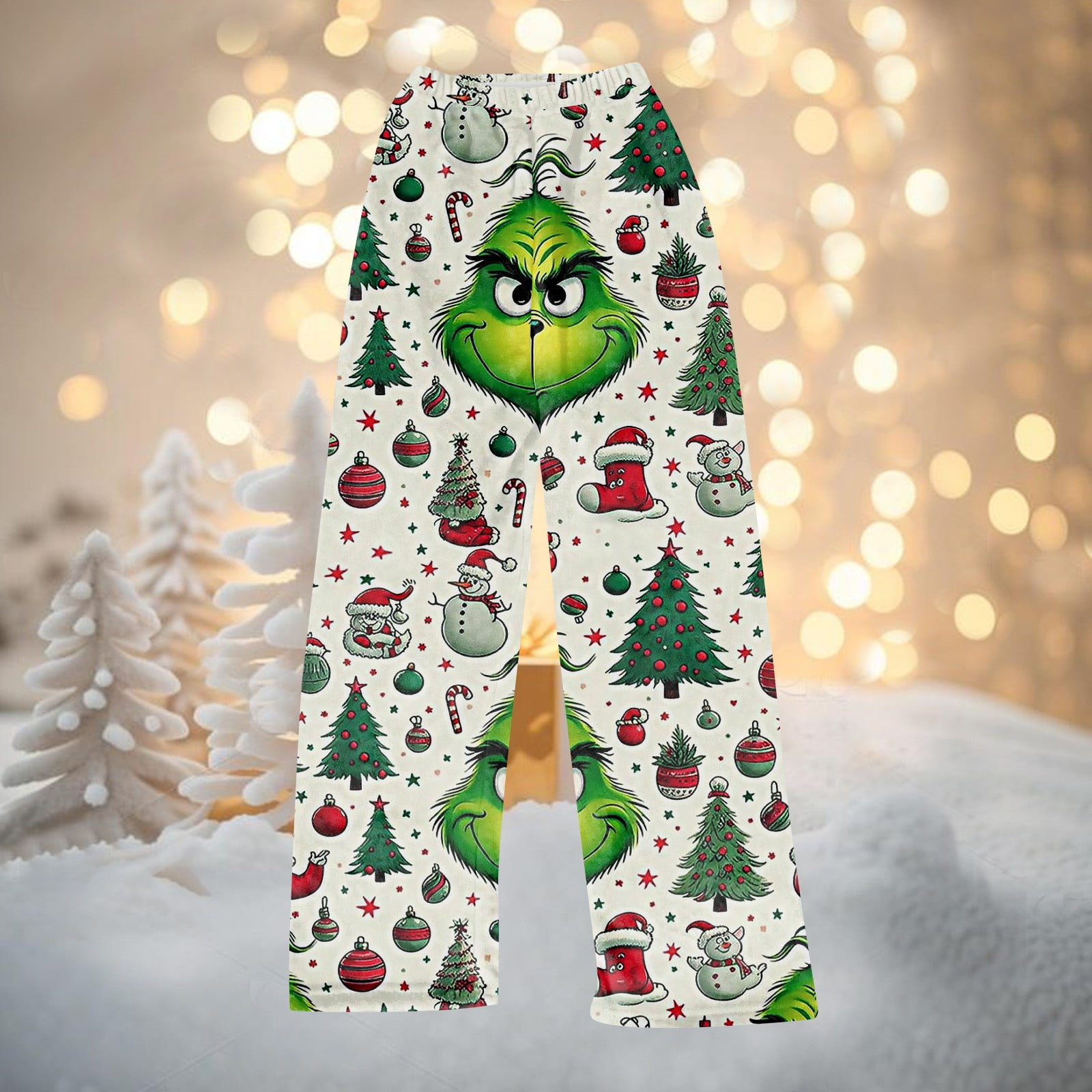 Grinch Pajamas Pants for Women - Grinch Christmas Pants Women's Fashion ...