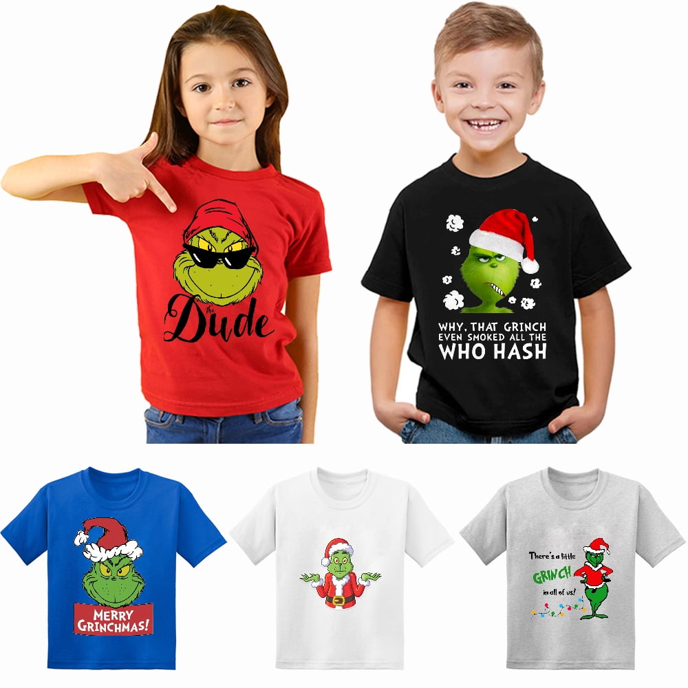 little boy grinch shirt
