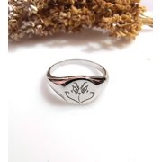 ASPIRE JEWELS Grinch Ring, Grinch Face, 925 Sterling Silver Ring, Signet Ring, Engraved Ring, Grinch Jewelry, Christian Rings, Christmas Ring Gifts