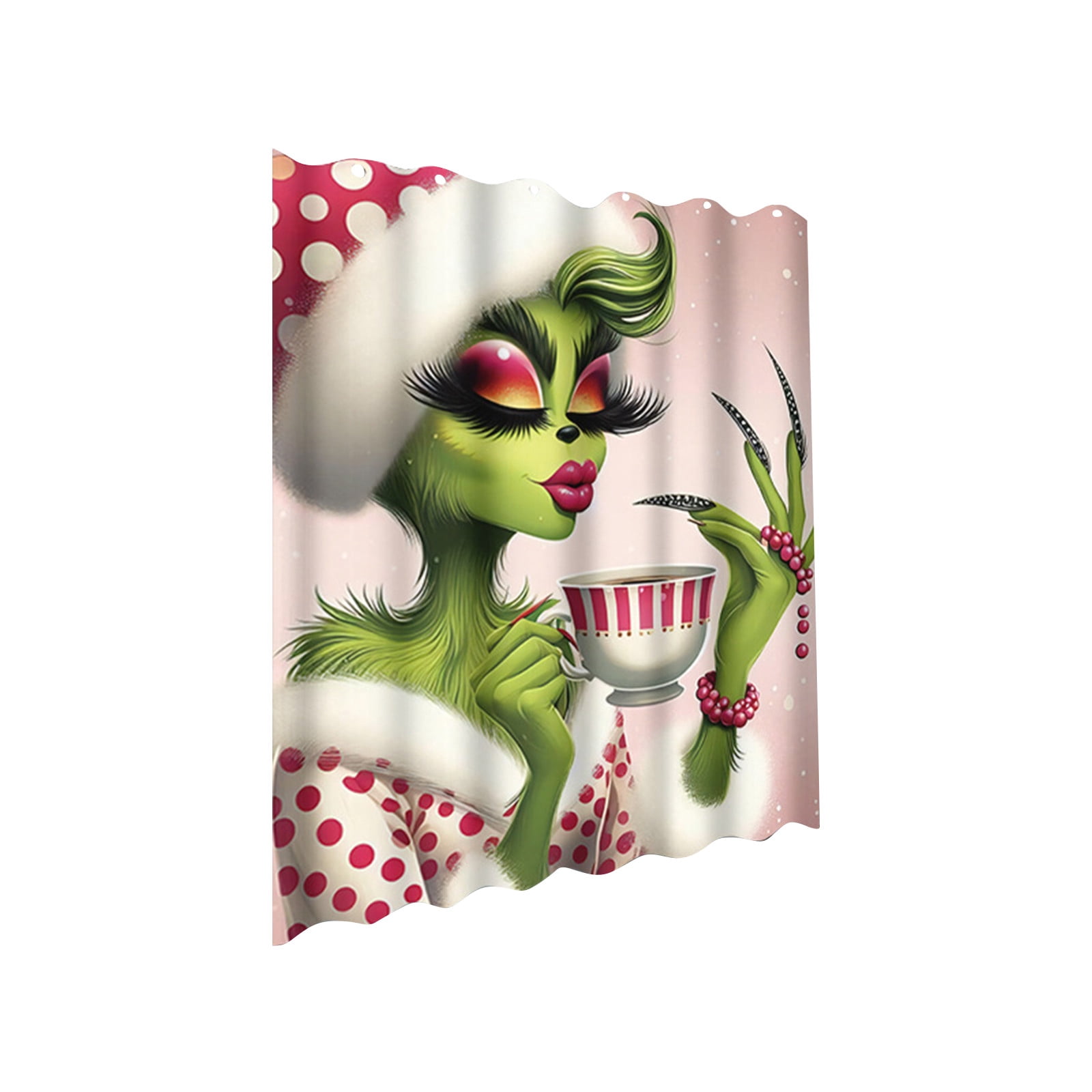 Grinch Shower Curtain,Grinch Decor,Grinch Shower Curtain and Set ...