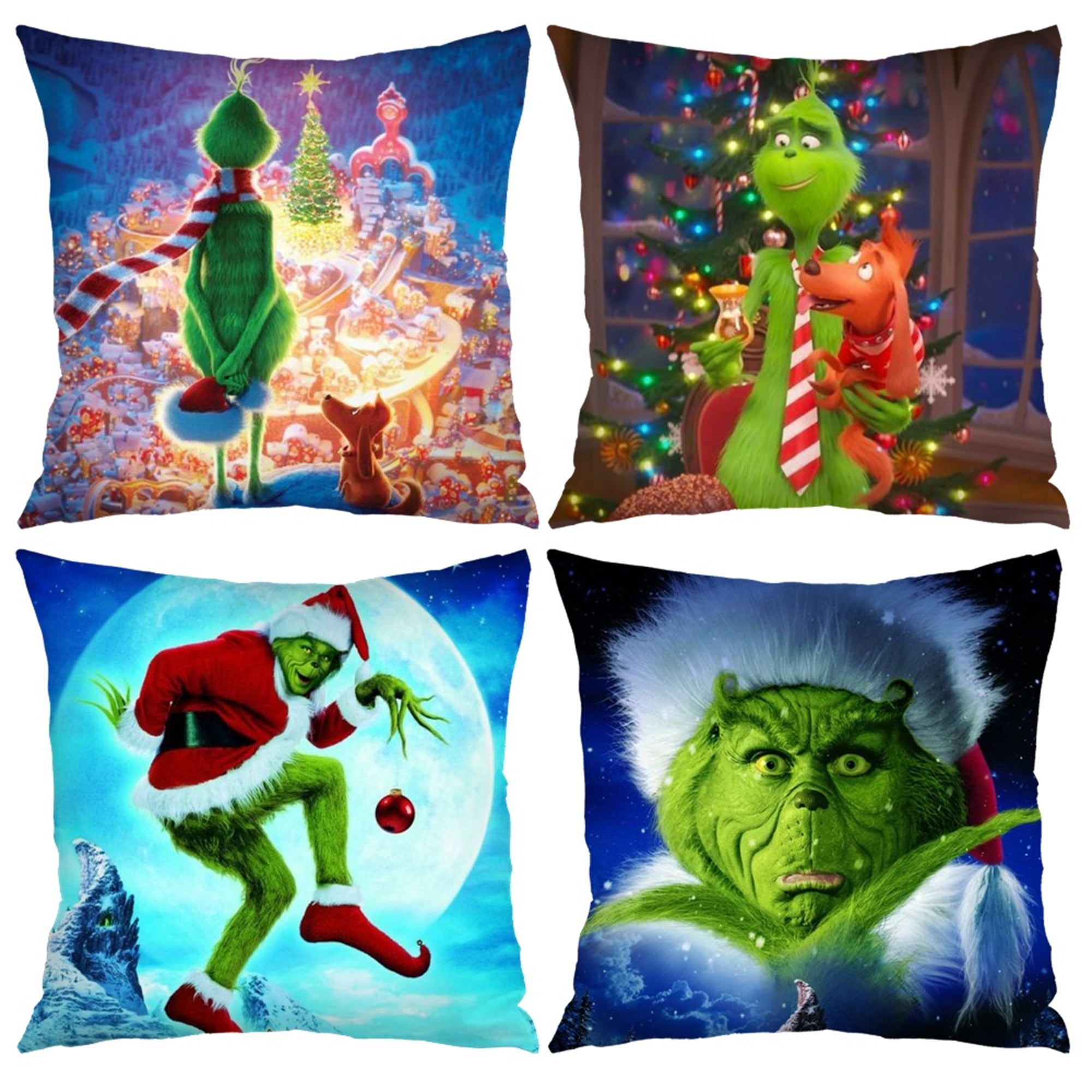 Grinch Stole Christmas Pillow Case 45x45 cm Christmas Gifts Home