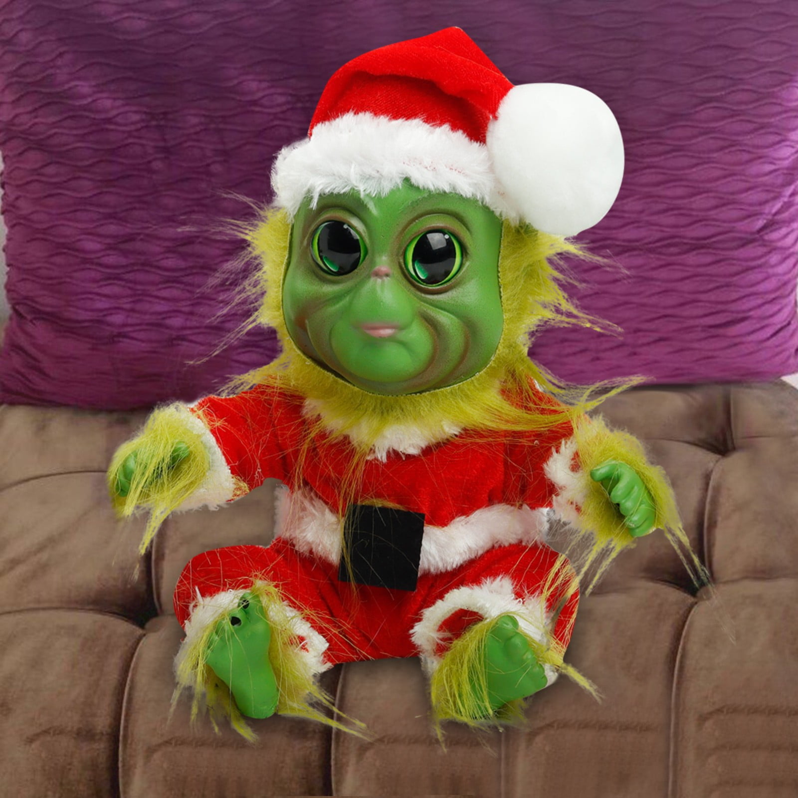 9 Lustige Grinch-Weihnachtsanhänger - 2D Elf Deko Für Baum & Wohnzimmer | 2024