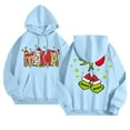 Grinch Sweatshirt for Women, Ugly Christmas Sweater, Long Sleeve Casual