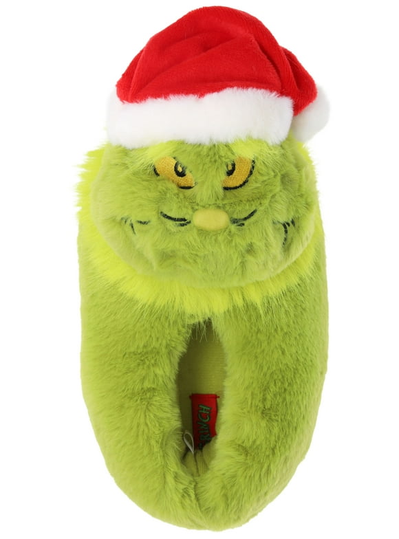 Grinch Toddler & Little Boys 3D Scuff Slippers