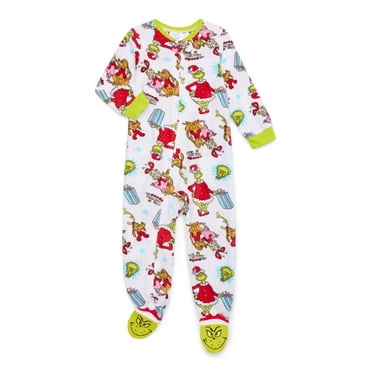 Character Toddler Christmas Fleece One-Piece Sleeper, Sizes 12M-5T