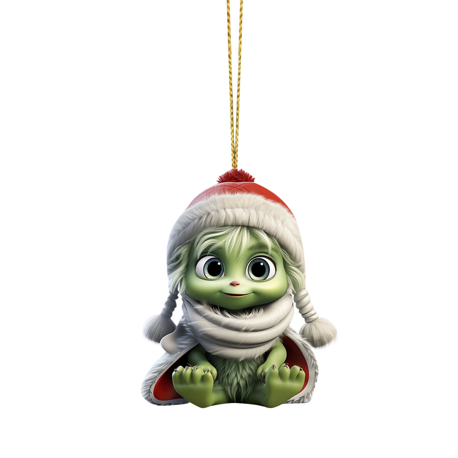 Grinch Tree Decorations Christmas, Christmas Ornaments 2024, Acrylic