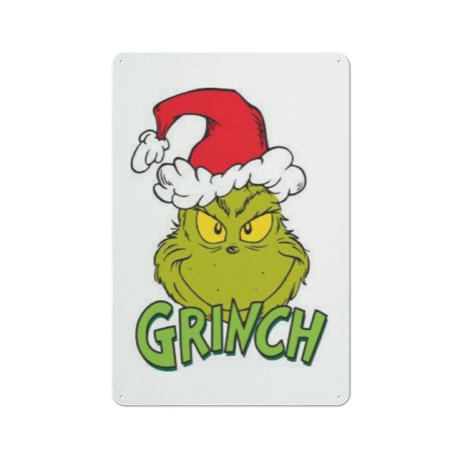 Grinch Vintage Comic Poster Tin Signs Wall Art Metal Tin Sign Wall