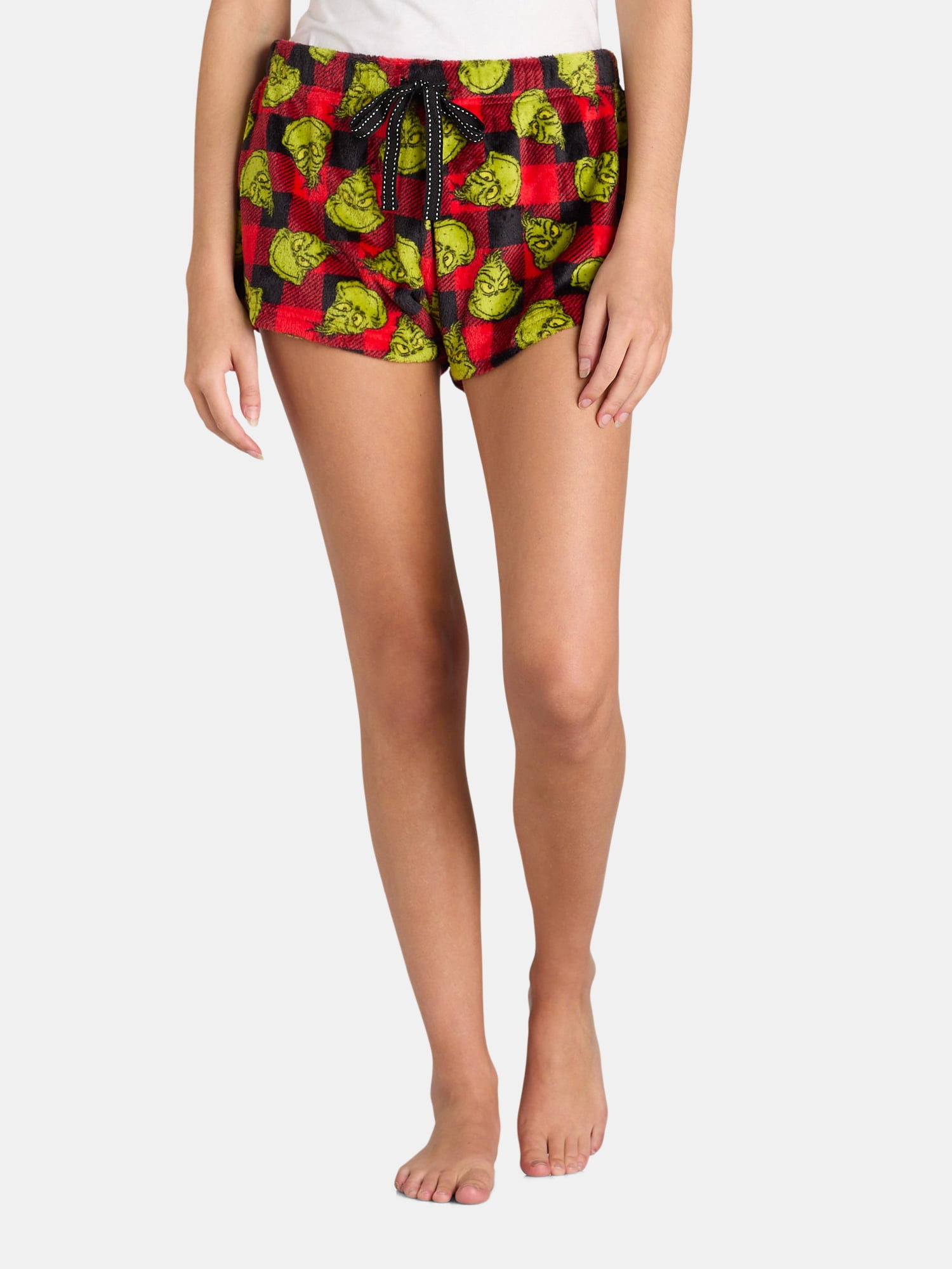 Grinch Women's Plush Sleep Shorts, 2-Pack, Sizes XS-3X - Walmart.com