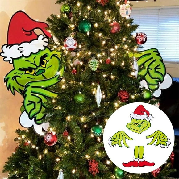 Grinch Xmas Insert Creative Gifts Christmas Tree Decoration