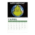 Grinch christmas tree 2025 Wall Calendar with Earth Day Theme Monthly 2025 Personalized Wall Calendar Christmas Songs