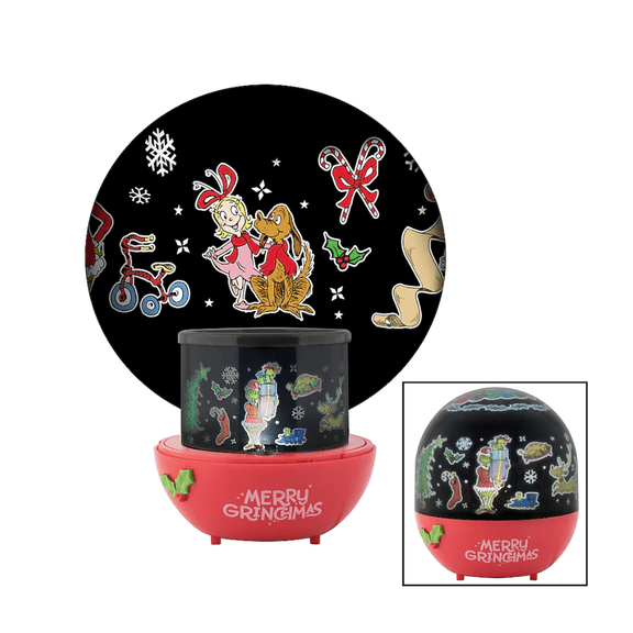 Grinch (unlit) Multicolor Battery-operated Christmas Indoor/Outdoor Light Show Projector