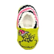 Grinch x Justice Girls Slipper Socks, 1-Pack, Sizes S/M-M/L