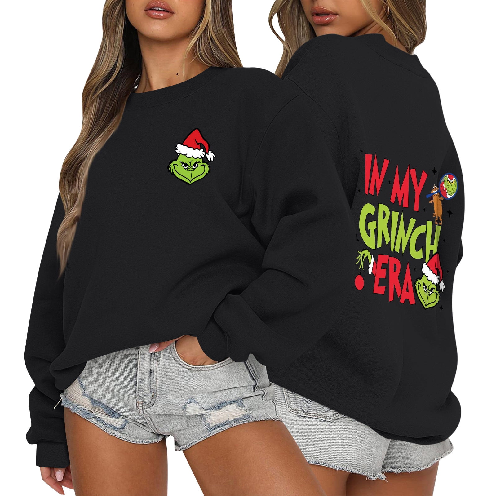𝑮𝒓𝒊𝒏𝒄𝒉𝒔 Grinches Christmas Sweatshirt Fall Outfits Christmas Sweatshirt