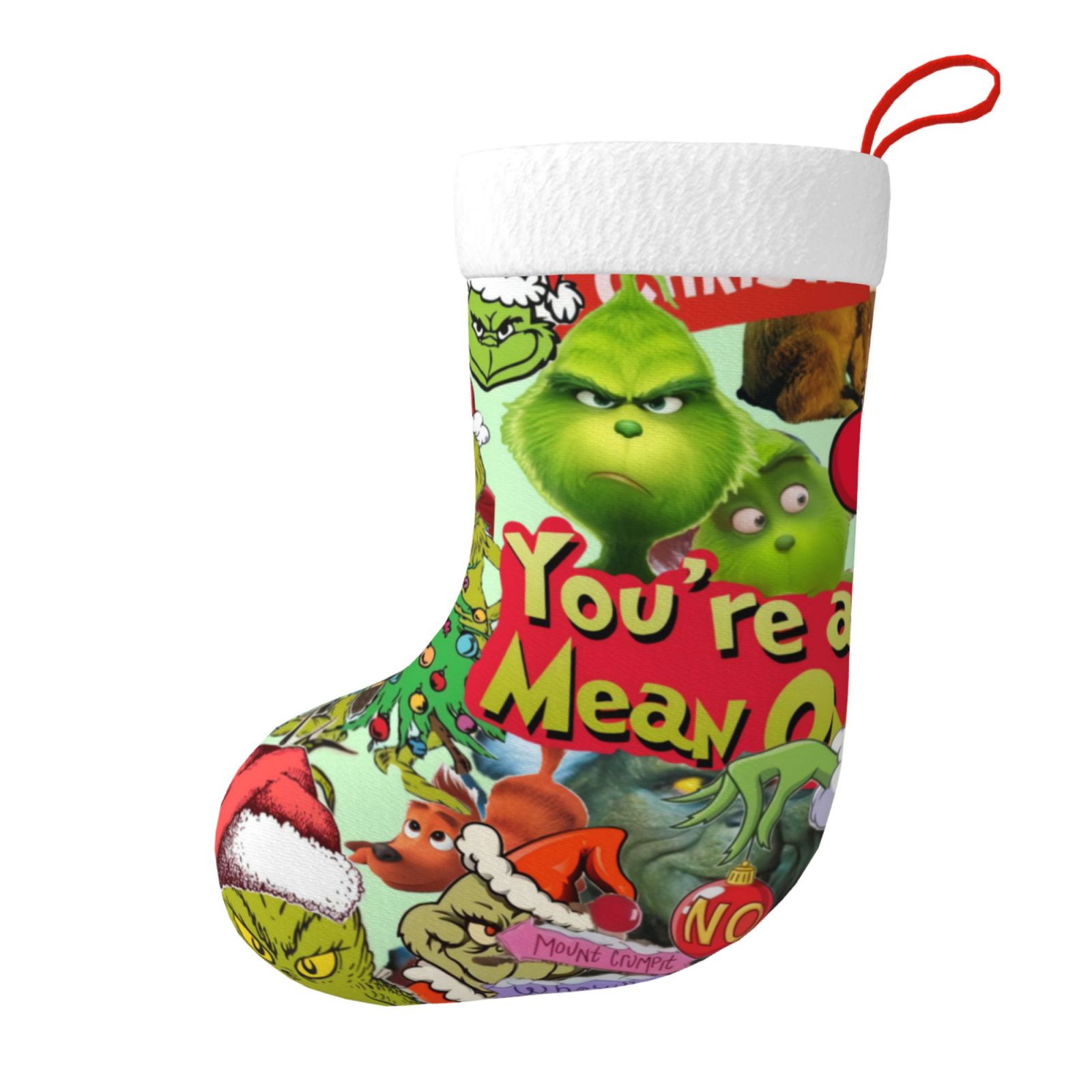 Grinchmas Christmas Stocking 18 Inch,Grinchmas Stockings Decorations