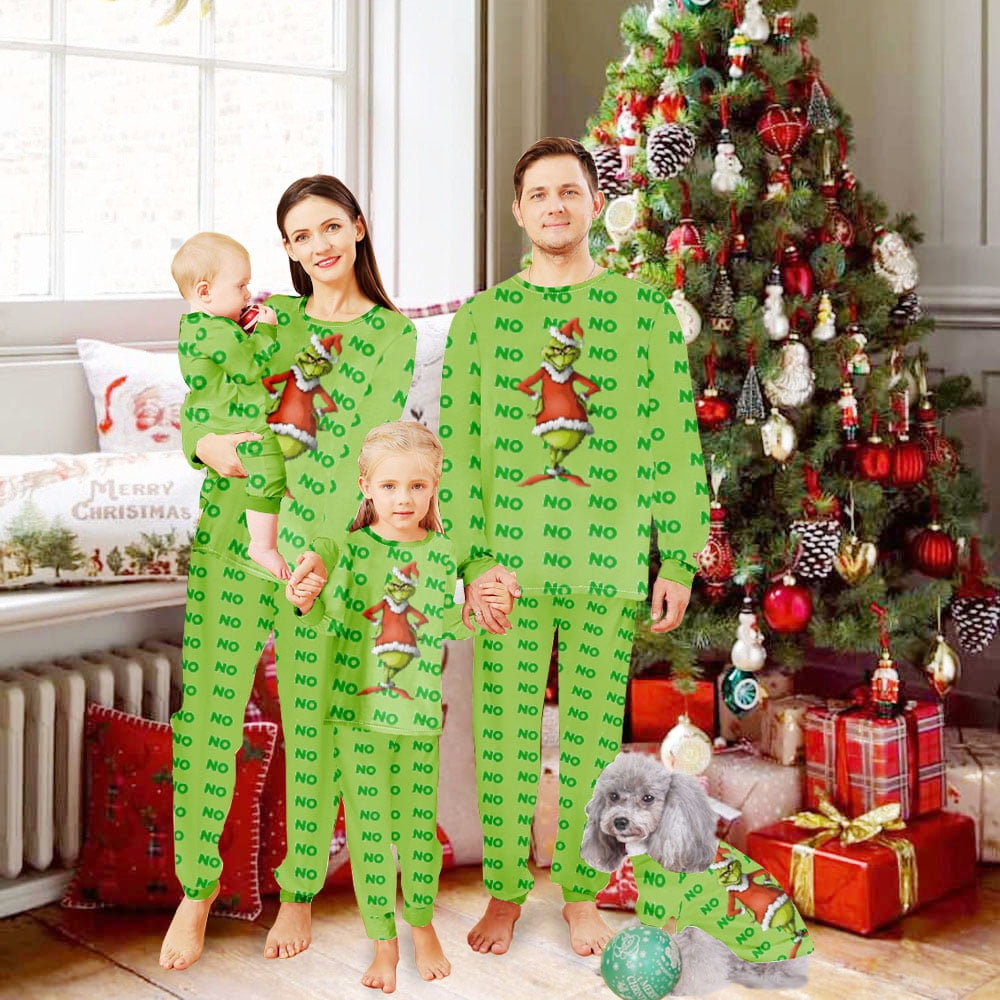 Grinchmas Family Christmas Pjs,Womens Christmas Pajamas SetChristmas