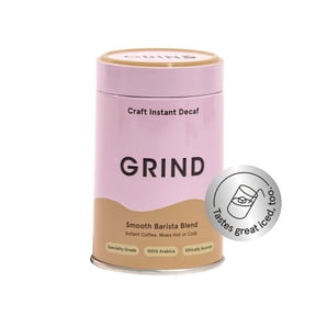 Grind Craft Instant Decaf, Smooth Barista Blend 90g, British Import (Pack of 2)