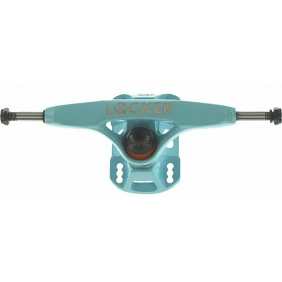 Grind King Truck Co. Locker Light Blue Skateboard Trucks - 6.37" Hanger 9.25" Axle (Set of 2)