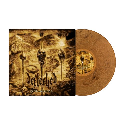 Defleshed Grind Over Matter (Brown/Black Swirl Vinyl LP) (Vinyl Record)