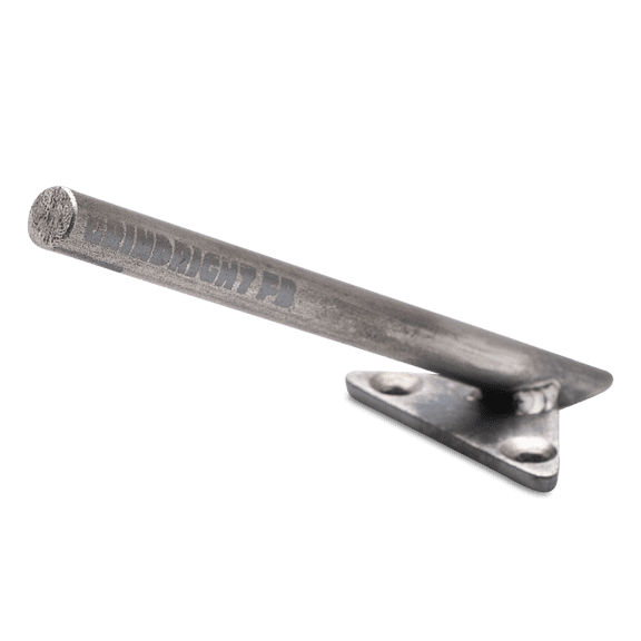 Grind Right Fingerboard Ramp - Round Mountable Pole Jam - Raw