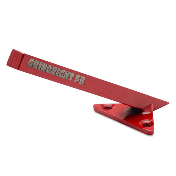 Grind Right Fingerboard Ramp - Square Mountable Pole Jam - Red
