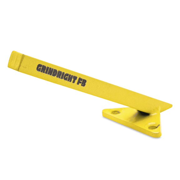Grind Right Fingerboard Ramp - Square Mountable Pole Jam - Yellow