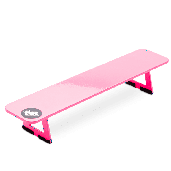 Grind Right Fingerboarding Grind Right Flat Bench Fingerboard Ramp Pink