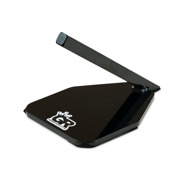 Grind Right Fingerboarding Grind Right Portable Square Pole Jam Fingerboard Rail Black