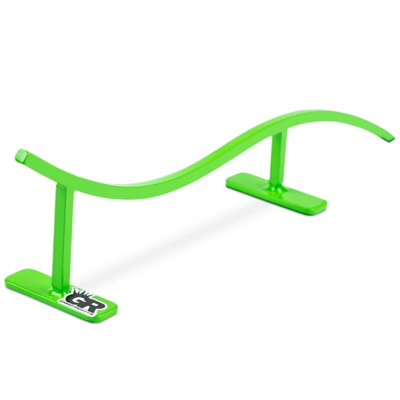 Grind Right Fingerboarding Grind Right Roller Coaster Fingerboard Rail Lime