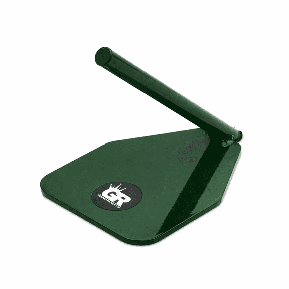 Grind Right Portable Round Pole Jam Fingerboard Rail Green Mini Skateboard Trick Accessory