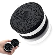 Grinder,2.2 Inch Stronger Grip Biscuit Shape Design Grinder Single,Black