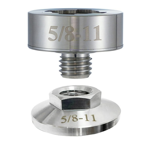 Grinder Conversion 5/8-11 Thread Adapter with Flange Nut for X Lock Grinder