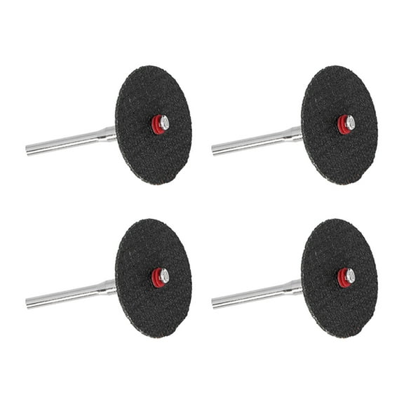 Grinder Cut-Off Wheels, Cutting Disc Mini 50Pcs Resin Black With 4 Connecting Rod For Slotting For Grinding For Electric Drill