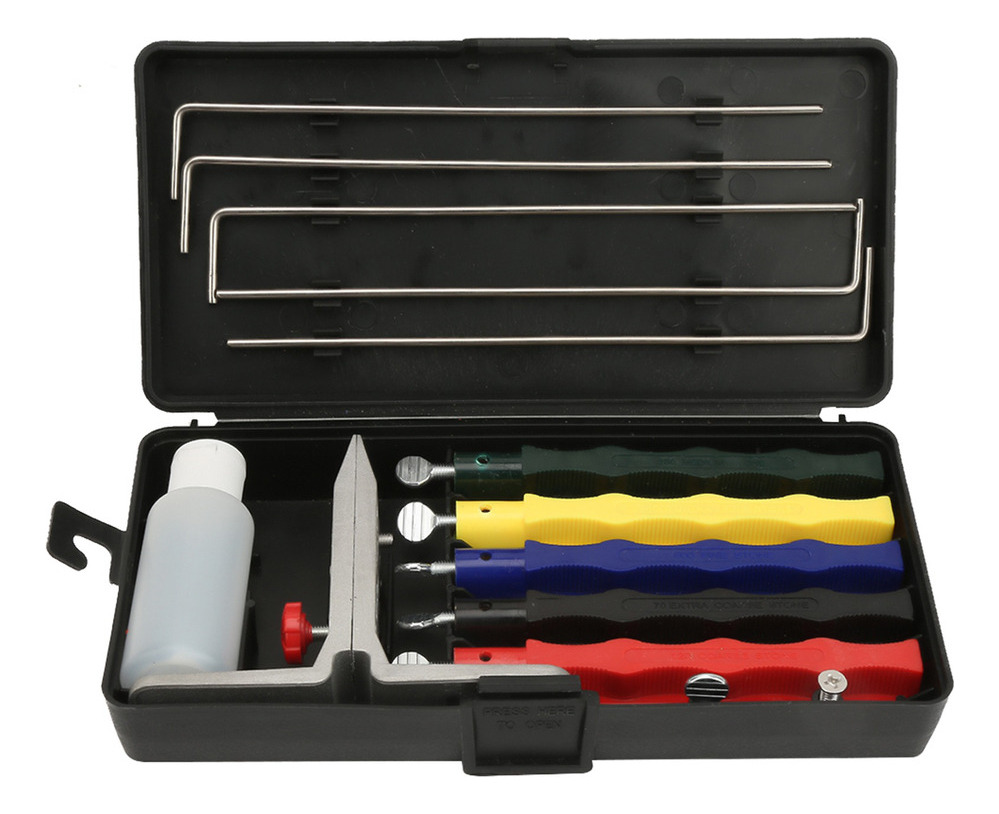 Grinder Kitchen Sharpening Stone Set (Fixed Angle)